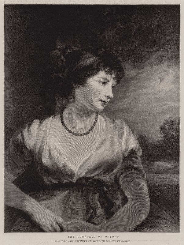 De Gravin van Oxford door John Hoppner