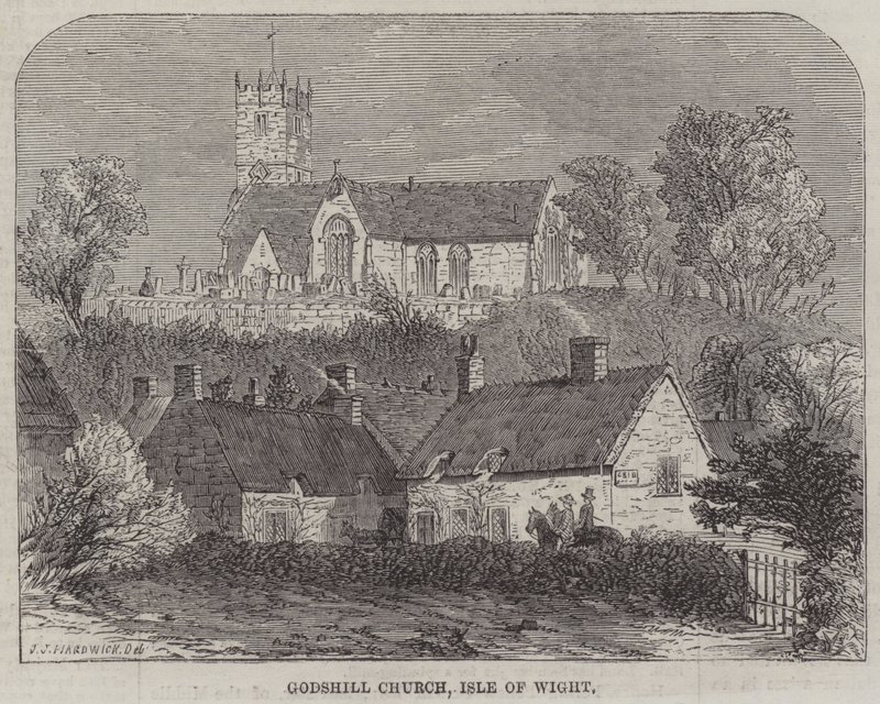 Godshill Kerk, Isle of Wight door John Jessop Hardwick