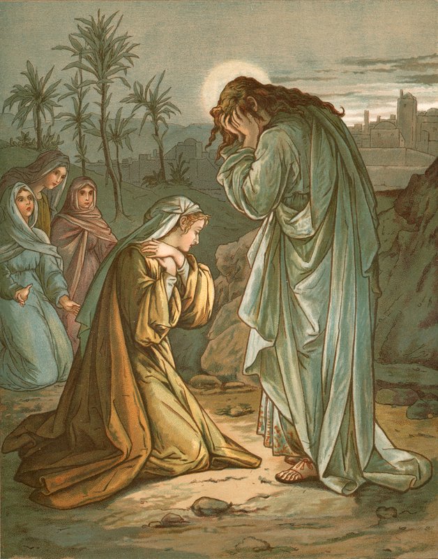 Christus in de tuin van Getsemane door John Lawson