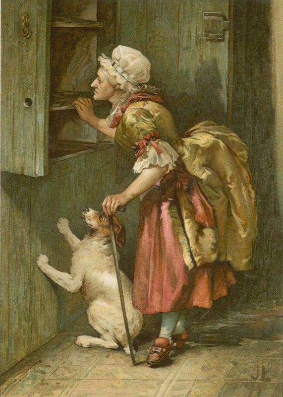 Oude Moeder Hubbard door John Lawson
