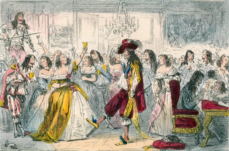 Avondfeest, Tijd van Karel II door John Leech