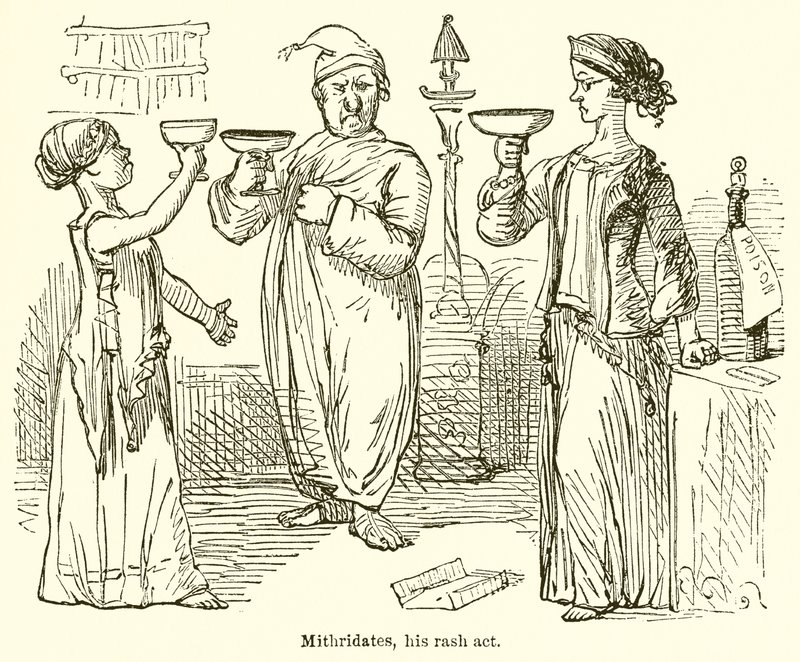 Mithridates, zijn roekeloze daad door John Leech