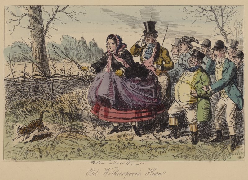 Oude Wotherspoons Haas! door John Leech
