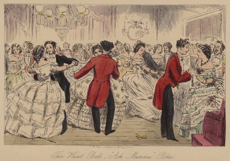 Het Jachtbal, Vraag Mamma Polka door John Leech