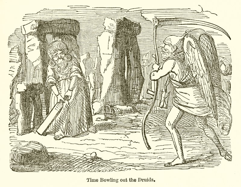 Tijd die de Druïden Uitbowlt door John Leech