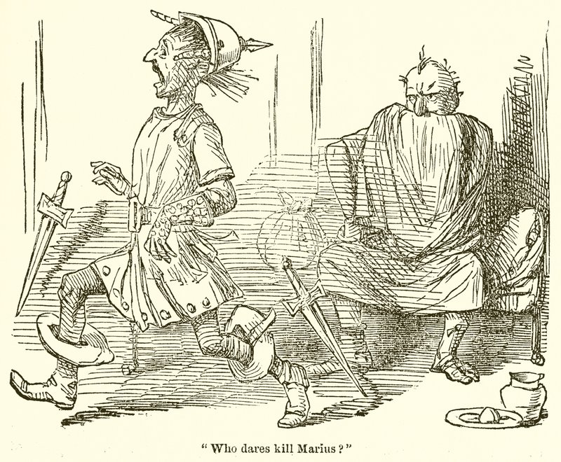 Wie durft Marius te doden door John Leech