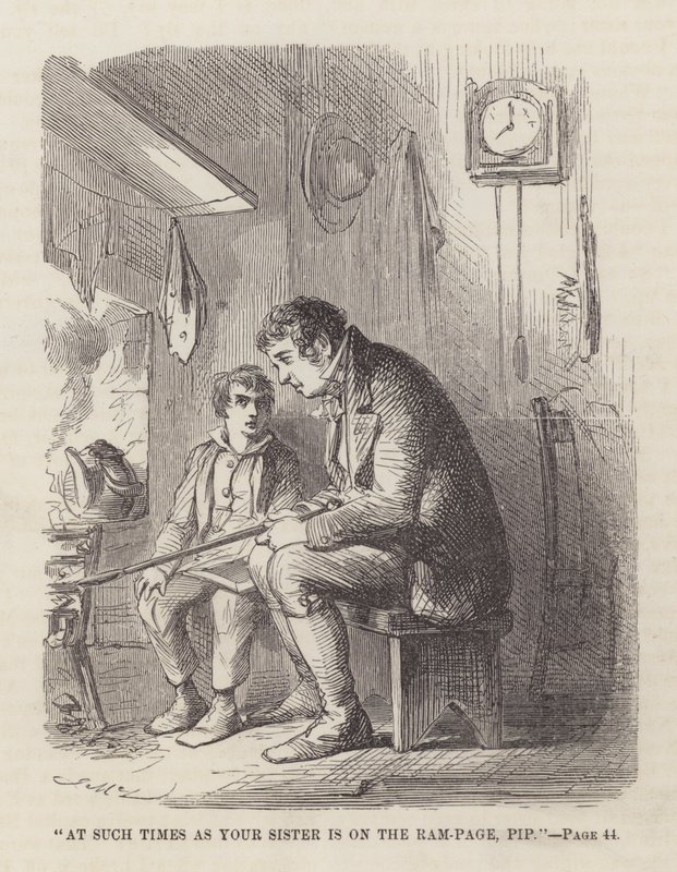 Illustratie voor Great Expectations door John McLenan