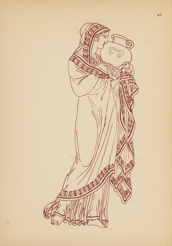 Oud-Griekse vrouwelijke kleding door John Moyr Smith