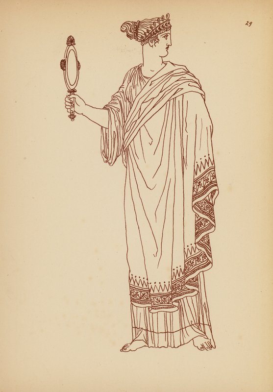 Oud-Griekse vrouwelijke kleding door John Moyr Smith