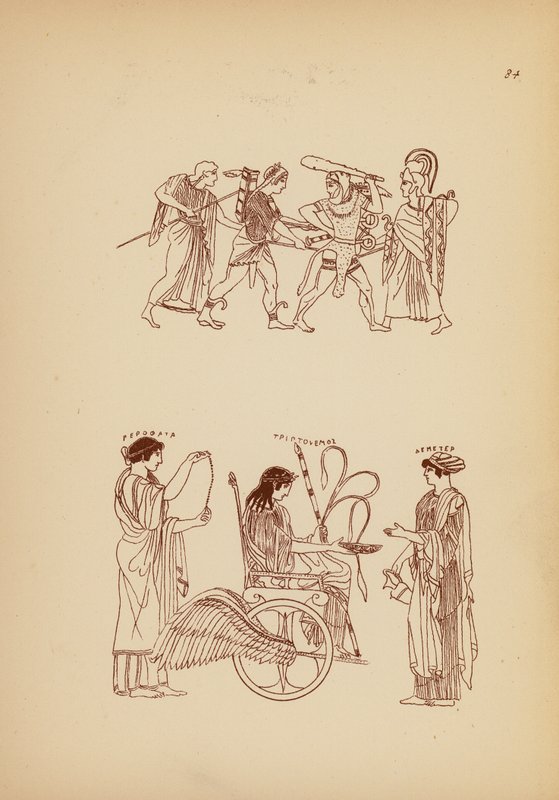 Oud-Grieks vrouwelijk kostuum door John Moyr Smith