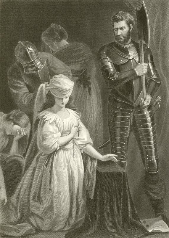 Executie van Mary Queen of Scots door John Opie