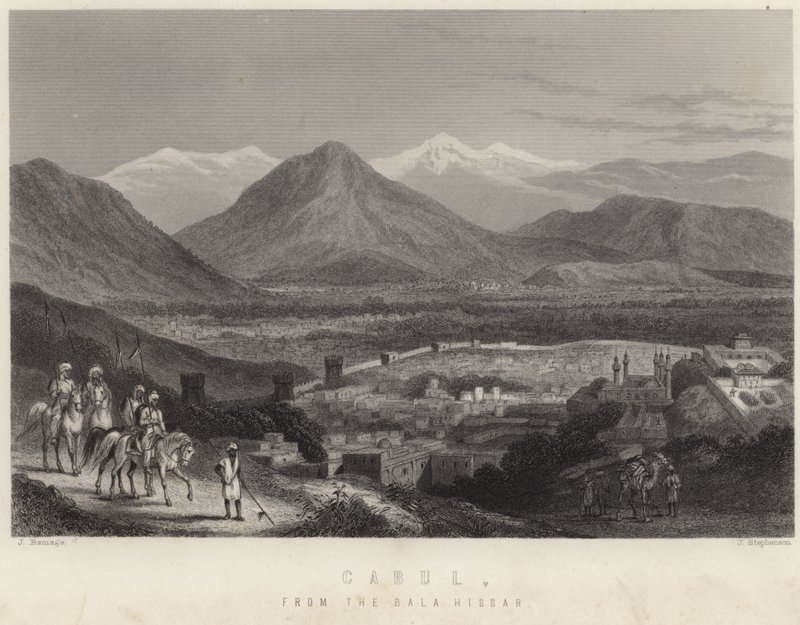 De stad Kabul door John Ramage