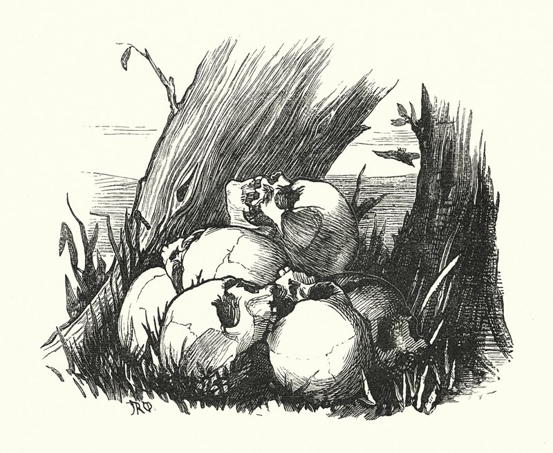 Vignet, De vijanden van Rome door John Reinhard Weguelin