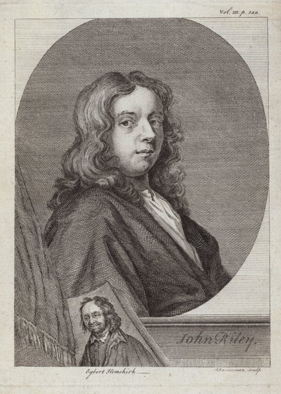 Portret van John Riley door John Riley