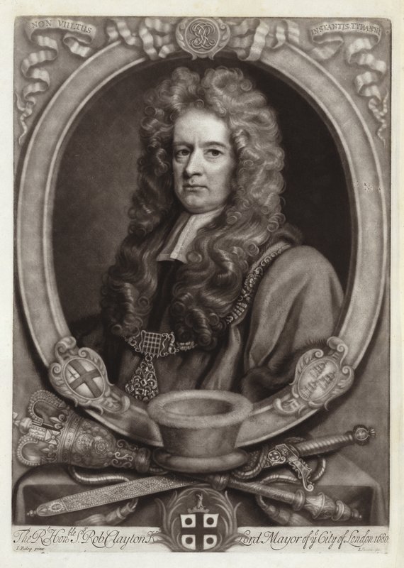 Portret van Sir Robert Clayton door John Riley