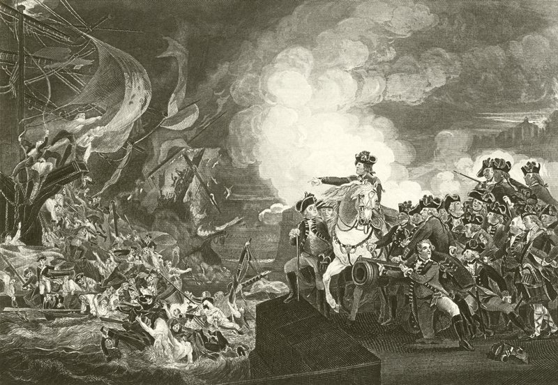Het beleg van Gibraltar door John Singleton Copley
