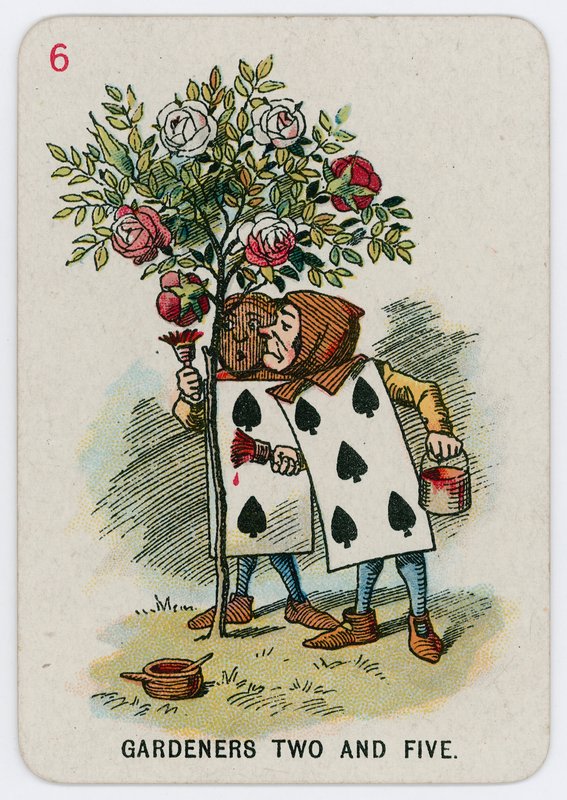 Tuinmannen Twee en Vijf door John Tenniel