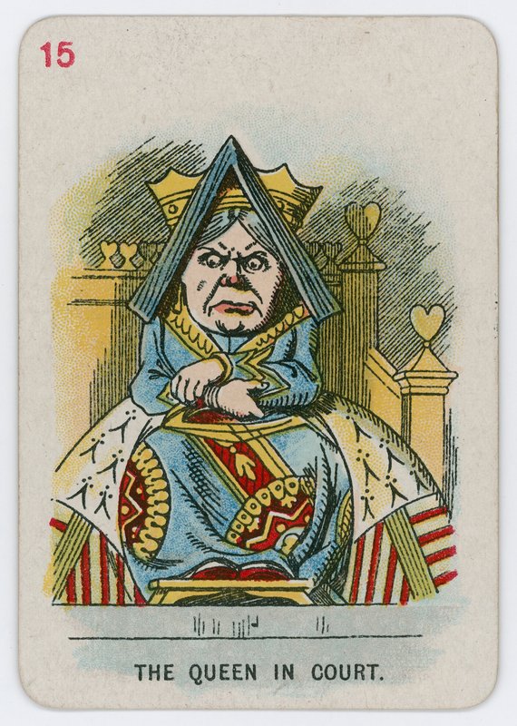 De koningin in de rechtbank door John Tenniel