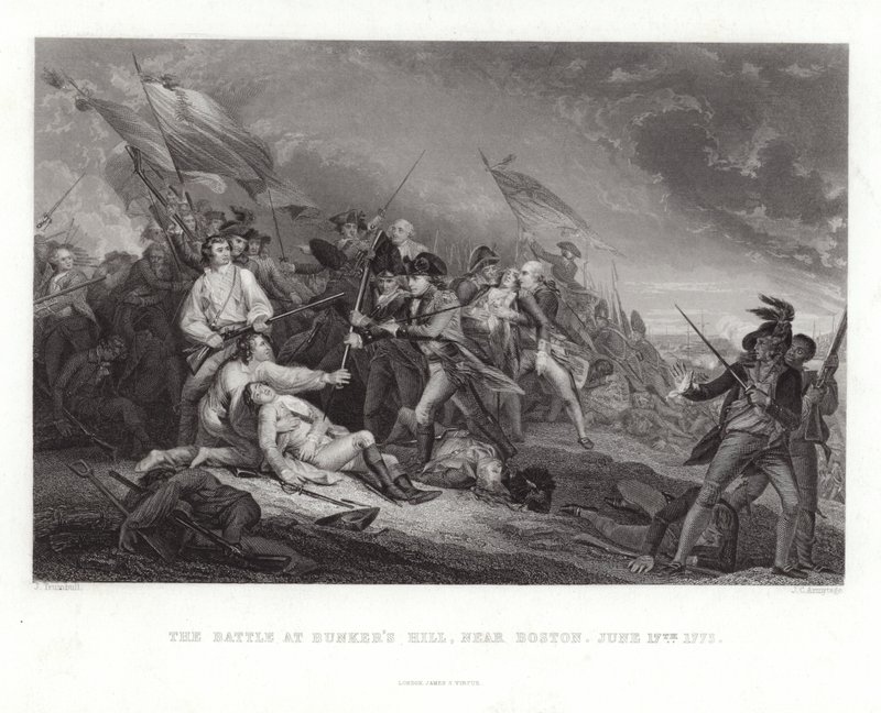 Slag bij Bunker Hill door John Trumbull