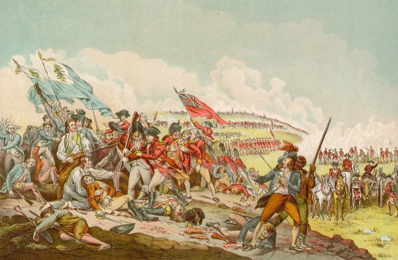 Slag bij Bunker Hill door John Trumbull