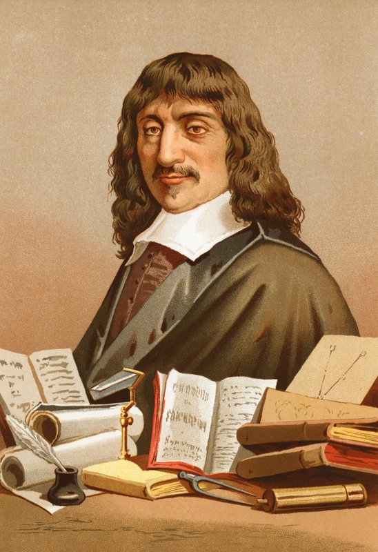 Rene Descartes door Jose Armet Portanell