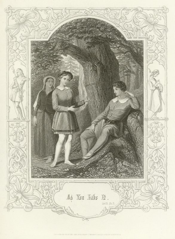 Zoals je het leuk vindt, Act III, Scene ii door Joseph Kenny Meadows