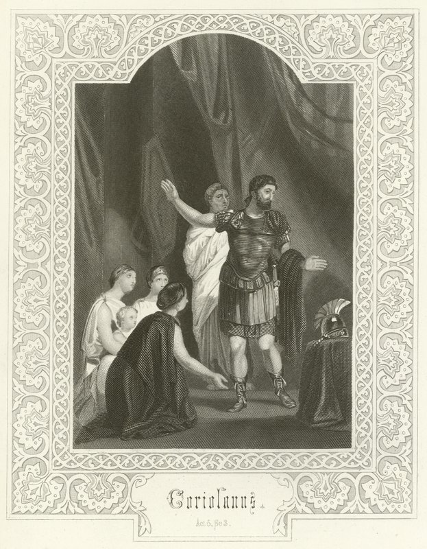 Coriolanus, Act V, Scene III door Joseph Kenny Meadows