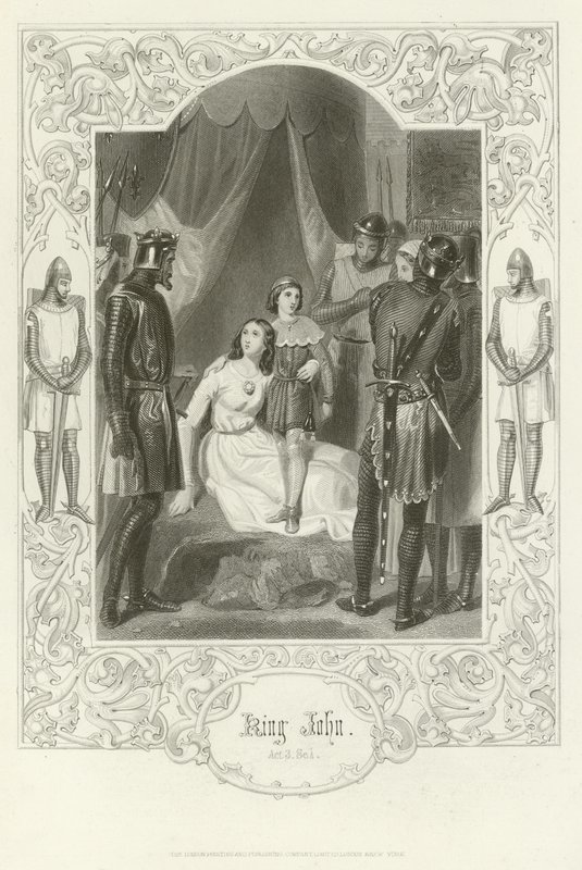 Koning Jan, Act III, Scene I door Joseph Kenny Meadows