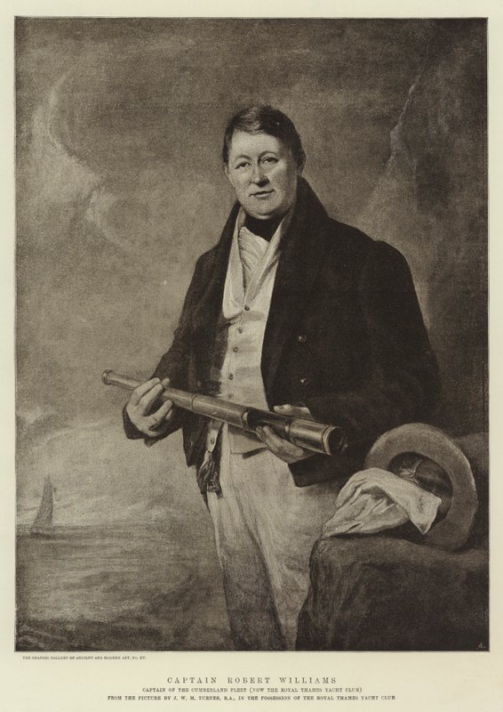 Kapitein Robert Williams door Joseph Mallord William Turner