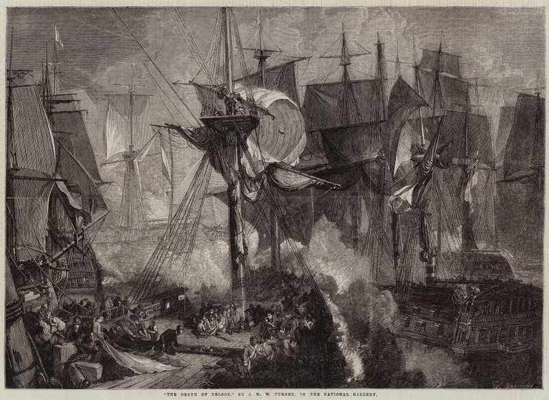 De dood van Nelson door Joseph Mallord William Turner