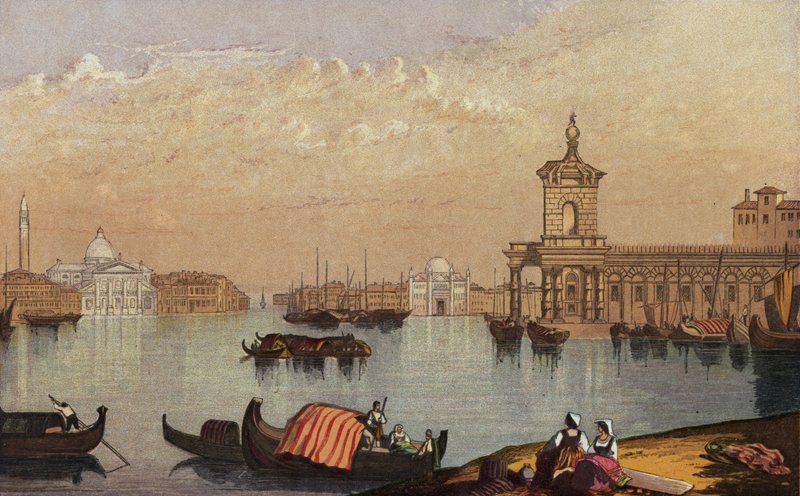 Venetië door after Joseph Mallord William Turner