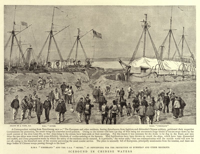 Vastgevroren in Chinese wateren door Joseph Nash