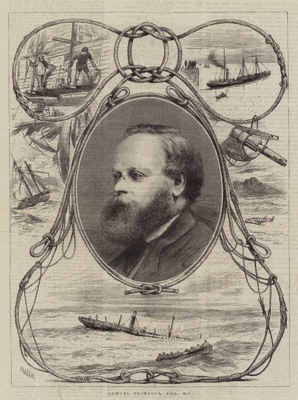 Samuel Plimsoll, Esquire, MP door Joseph Nash
