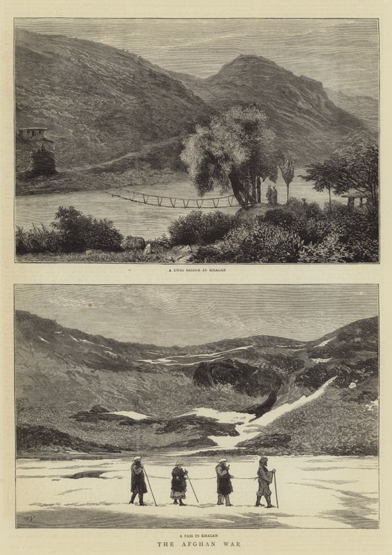 De Afghaanse oorlog door Joseph Nash