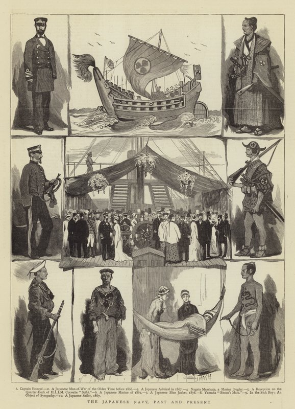 De Japanse marine, vroeger en nu door Joseph Nash