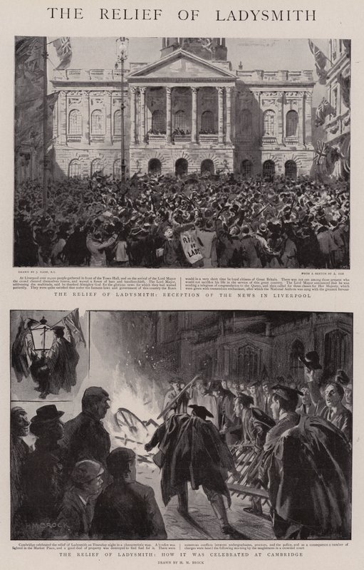 De bevrijding van Ladysmith door Joseph Nash