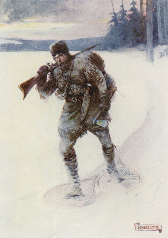 Alleen over de spoorloze sneeuw door Joseph Ratcliffe Skelton