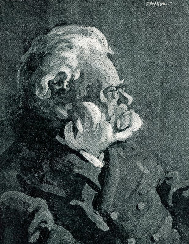 Ibsen op hoge leeftijd door Joseph after Simpson