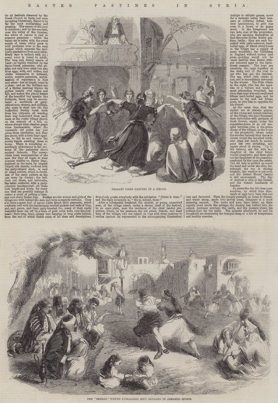 Paasspelen in Syrië door Joseph Austin Benwell
