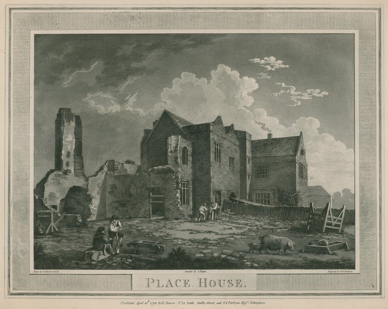 Place House door Joseph Charles Barrow