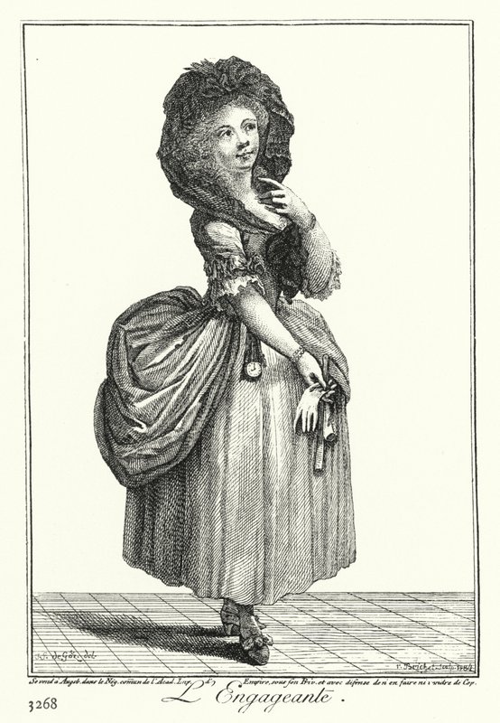 Het charmante meisje door Joseph Franz von (after) Goez