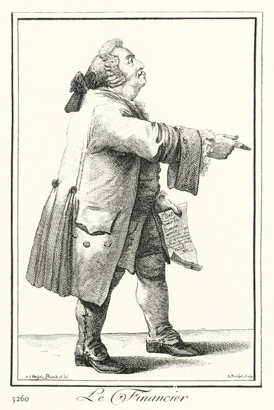 De financier door Joseph Franz von (after) Goez