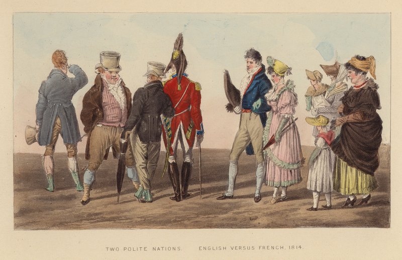 Twee beleefde naties, Engels versus Frans door Joseph Grego