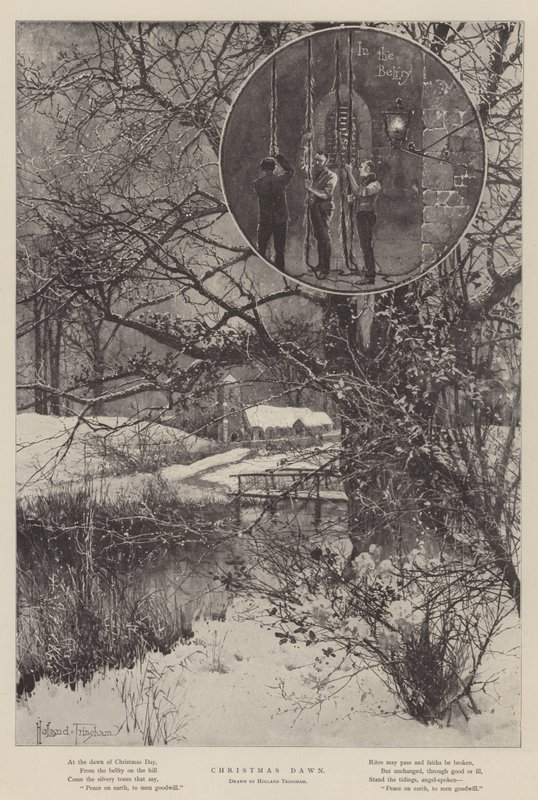 Kerstmis Dageraad door Joseph Holland Tringham