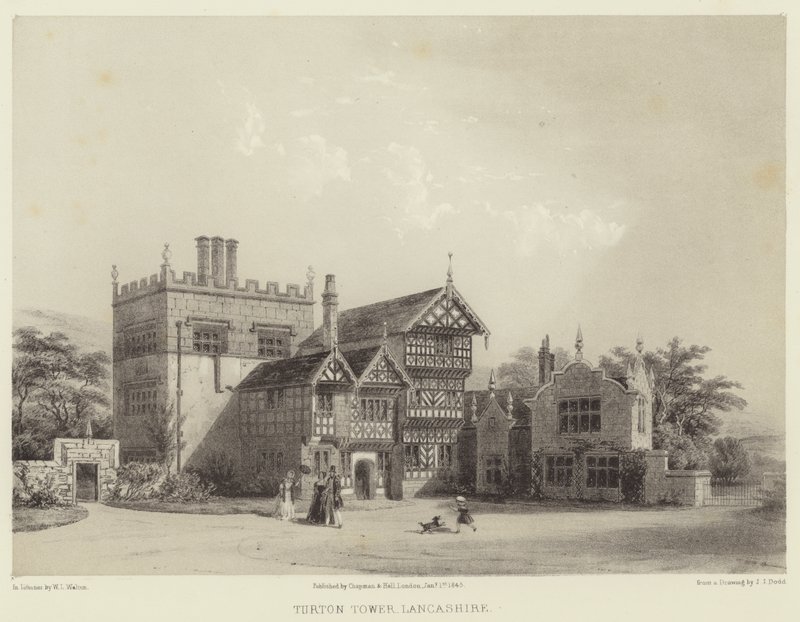 Turton Tower, Lancashire door Joseph Josiah Dodd