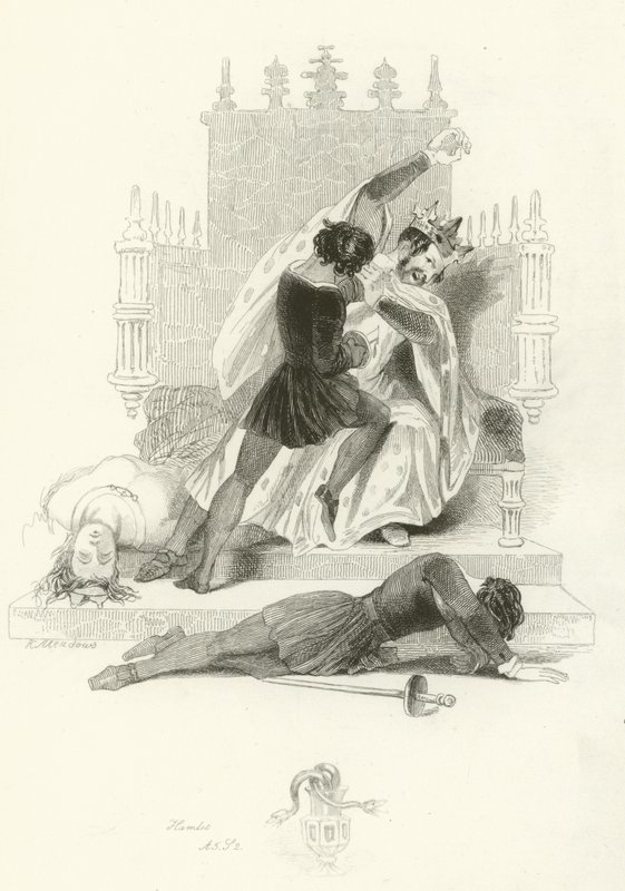Hamlet door Joseph Kenny Meadows