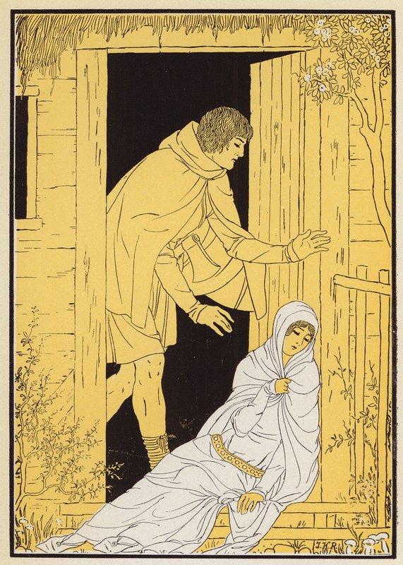 Berthe aux Grands Pieds door Joseph Kuhn Regnier