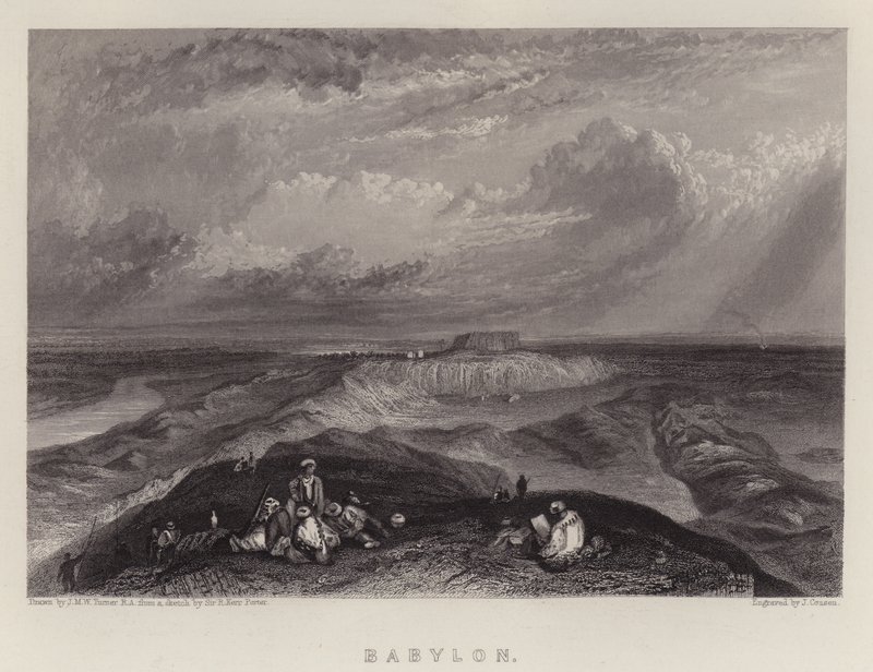 Babylon door Joseph Mallord William (after) Turner