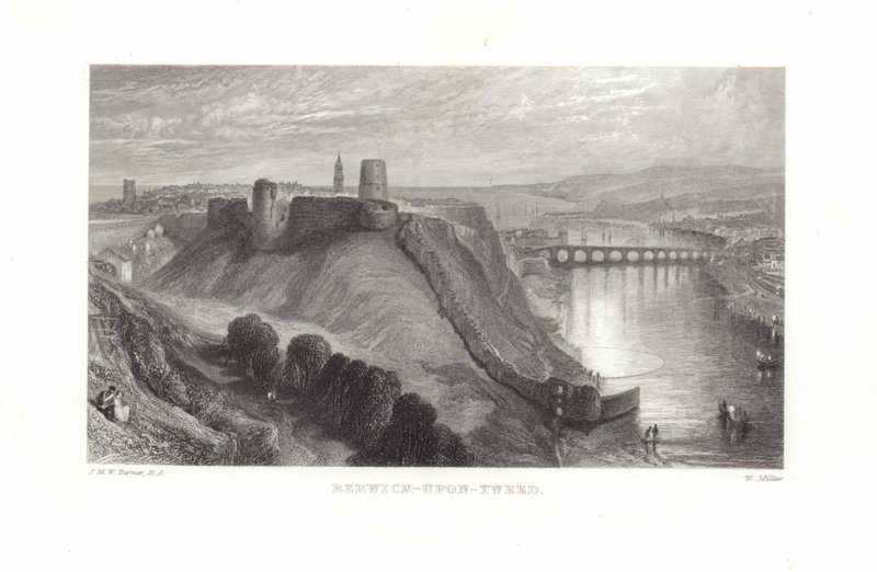 Berwick upon Tweed door Joseph Mallord William Turner