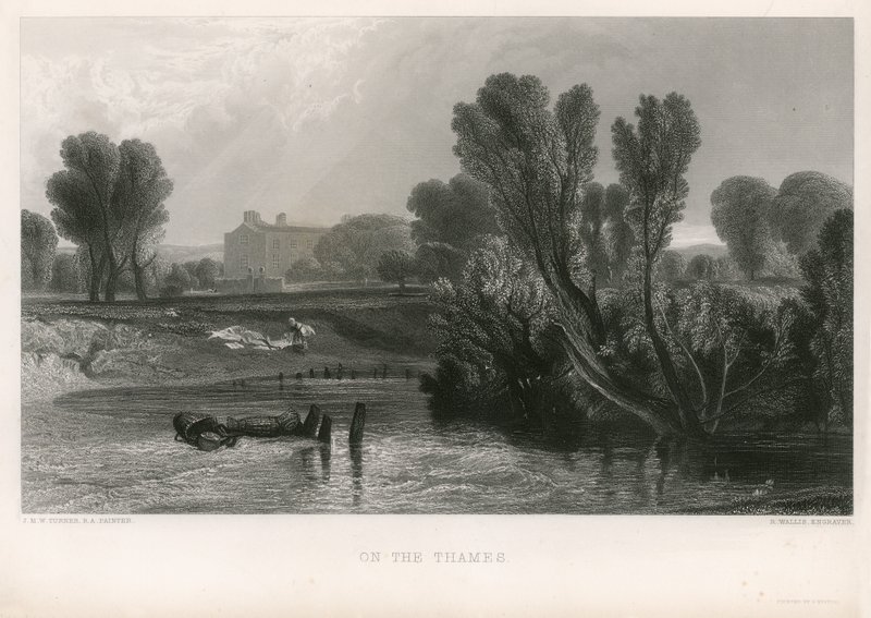 Op de Theems door Joseph Mallord William Turner